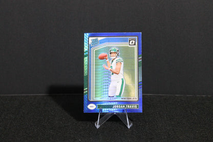 Jordan Travis - 2024 Donruss Optic - Blue Hyper - Rated Rookie