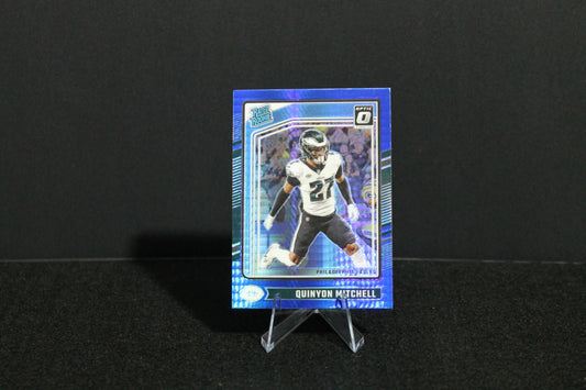 Quinyon Mitchell - 2024 Donruss Optic - Blue Hyper - Rated Rookie