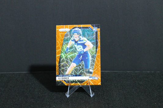 AJ Barner - 2024 Panini Prizm - Lazer - Rookie
