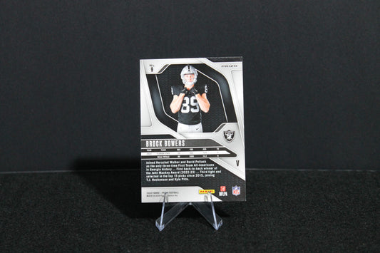 Brock Bowers - 2024 Panini Prizm - Silver Prizm - Rookie Variation