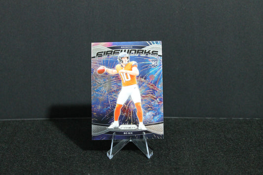 Bo Nix - 2024 Panini Prizm - Fireworks - Rookie