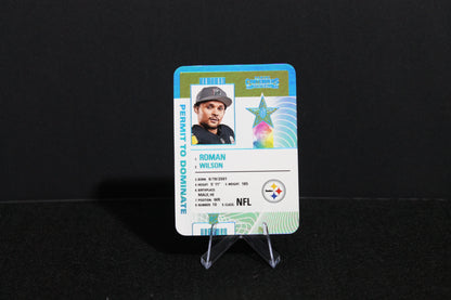 Roman Wilson - 2024 Panini Contenders - Permit To Dominate - Rookie - SSP