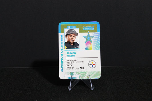 Roman Wilson - 2024 Panini Contenders - Permit To Dominate - Rookie - SSP