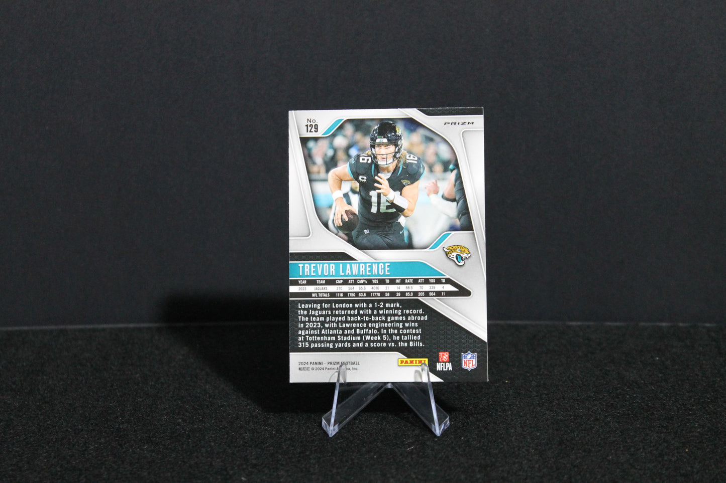 Trevor Lawrence - 2024 Panini Prizm - Green Ice