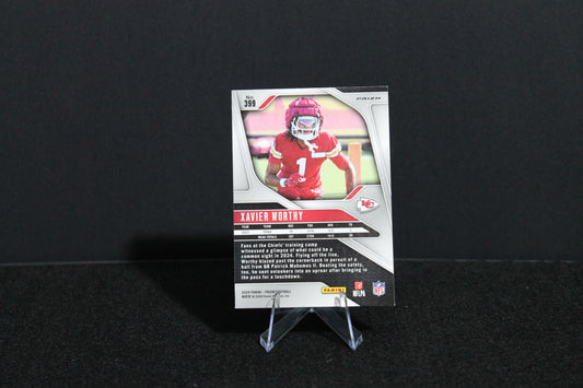 Xavier Worthy - 2024 Panini Prizm - Pink Wave - Rookie