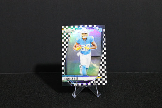Brenden Rice - 2024 Panini Prizm - Black & White Checker - Rookie