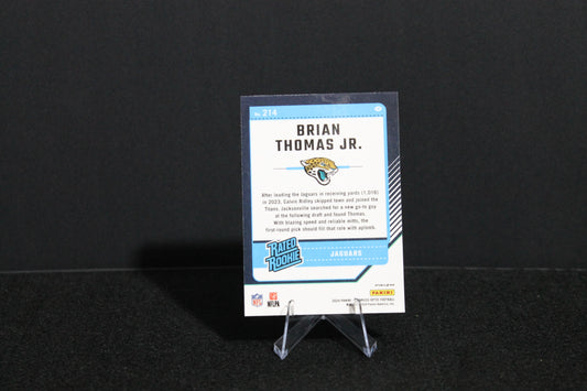 Brian Thomas Jr. - 2024 Donruss Optic - Blue Hyper - Rated Rookie