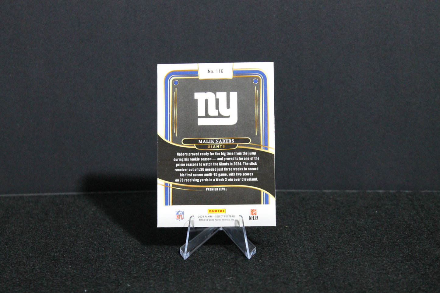Malik Nabers - 2024 Select Football - Premier Level - Rookie