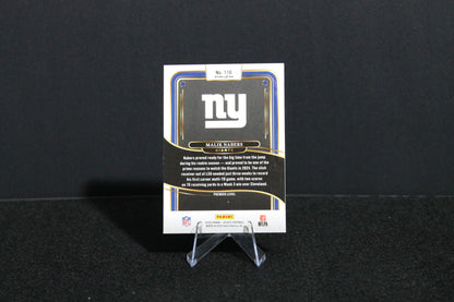 Malik Nabers - 2024 Select Football - Red & Blue Shock - Premier Level - Rookie