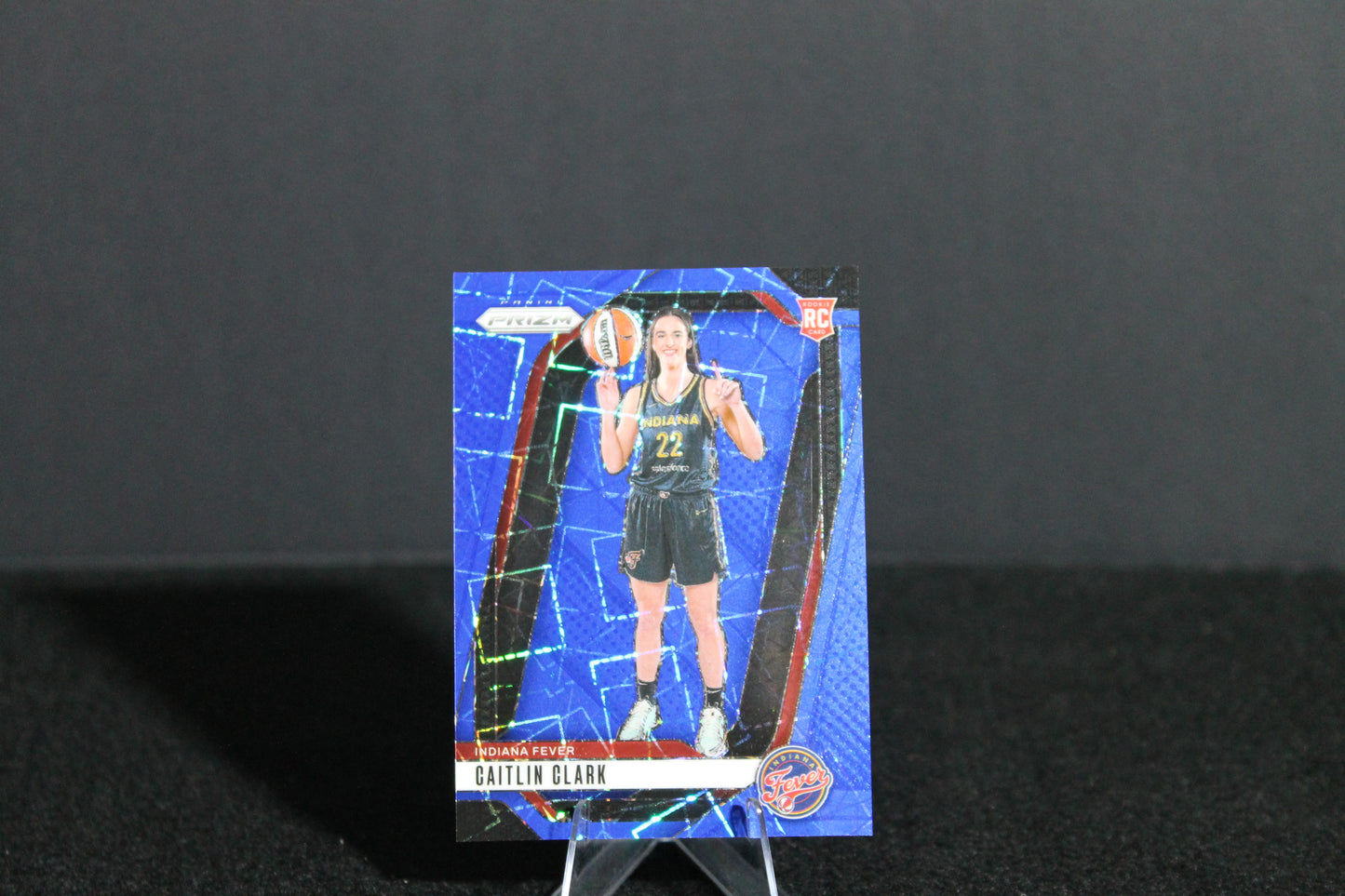 Caitlin Clark - 2024 Panini Prizm WNBA - Blue Velocity - Rookie Variation