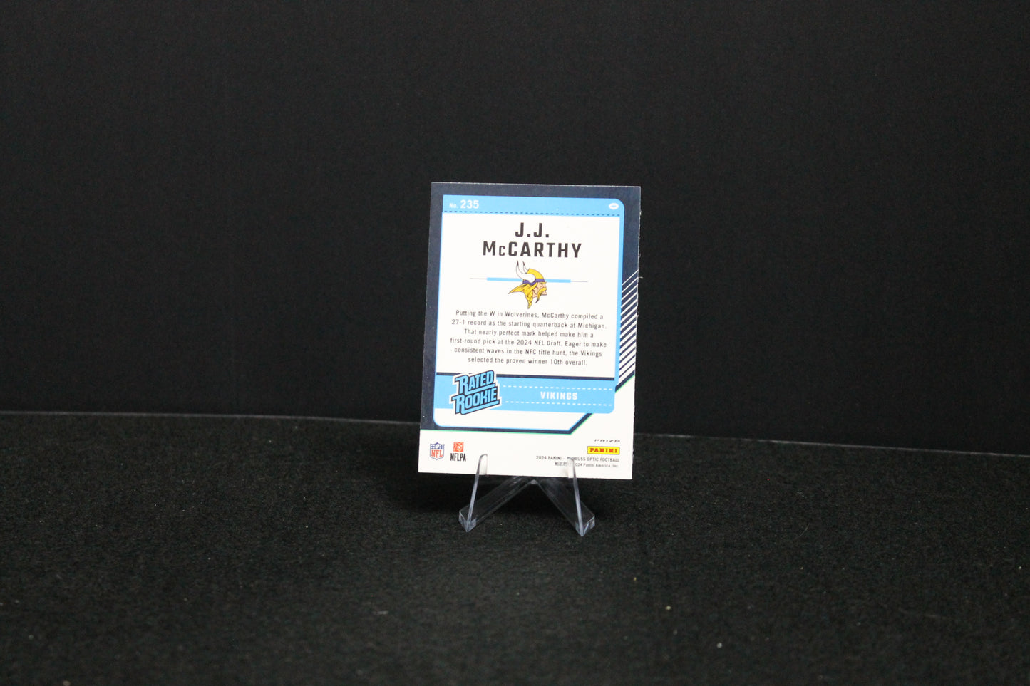 J.J. McCarthy - 2024 Donruss Optic - Holo - Rookie
