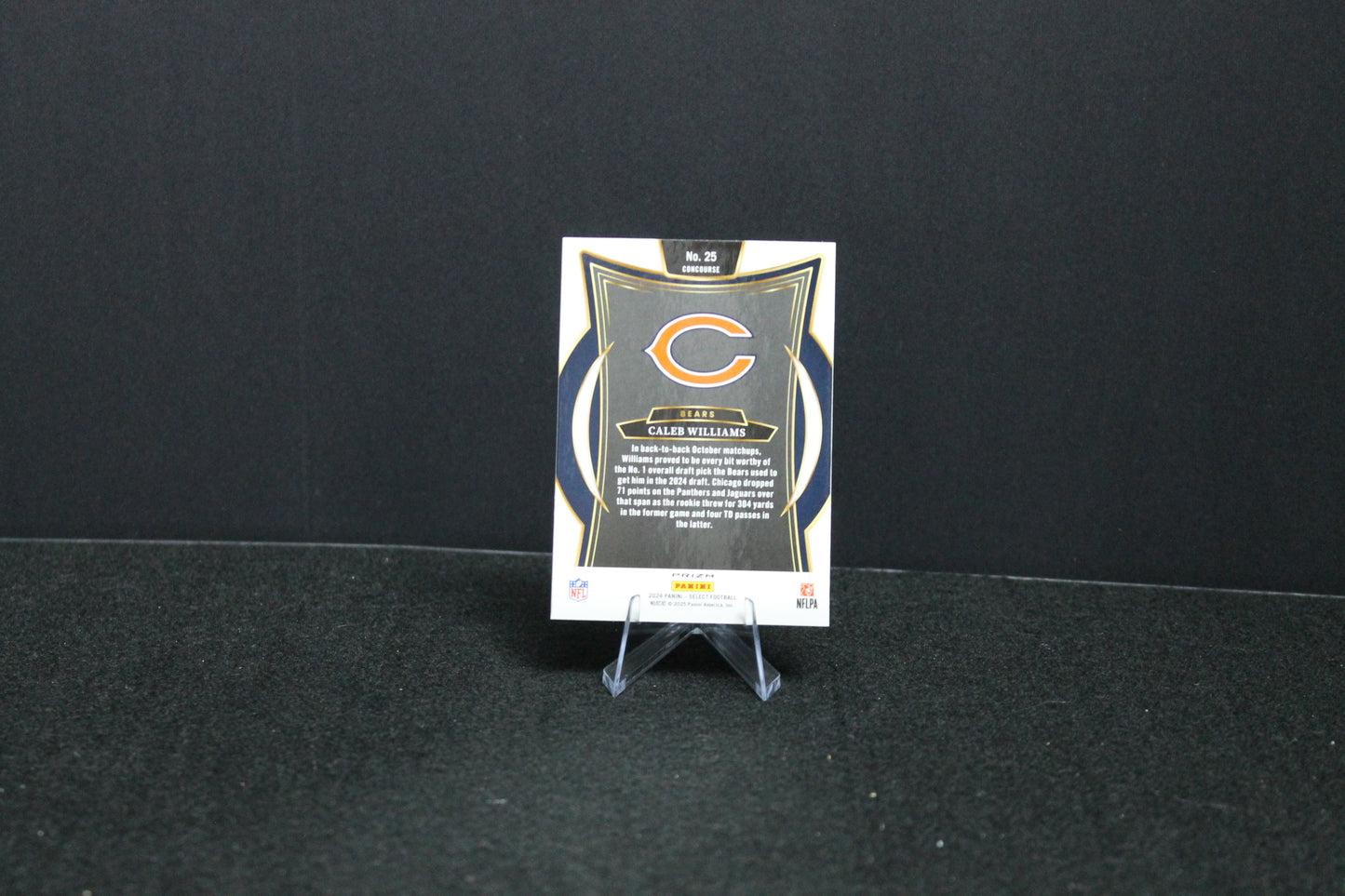 Caleb Williams - 2024 Select Football - Red & Blue Shock - Concourse - Rookie
