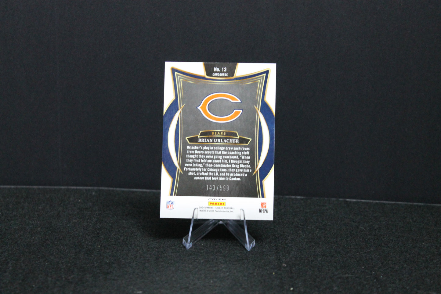 Brian Urlacher - 2024 Select Football - Green Shock /599 - Concourse