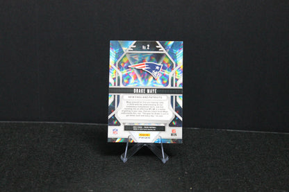 Drake Maye - 2024 Panini Prizm - Green Wave Prizmatic - Rookie