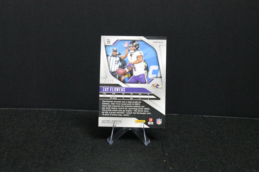 Zay Flowers - 2024 Panini Prizm - Purple Wave /99