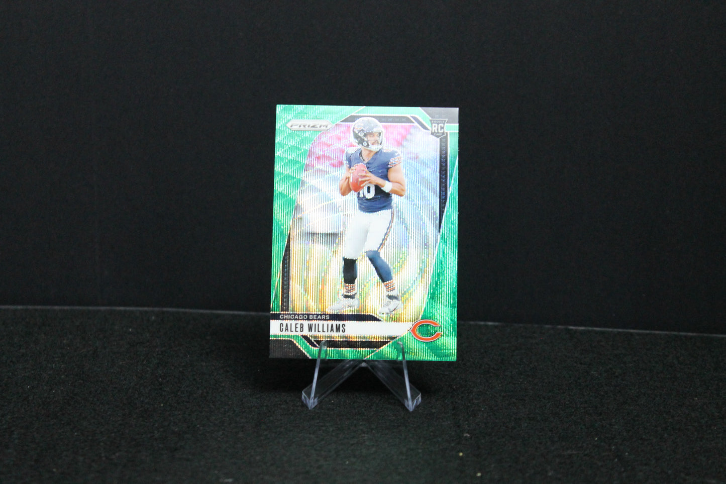 Caleb Williams - 2024 Panini Prizm - Green Wave - Rookie