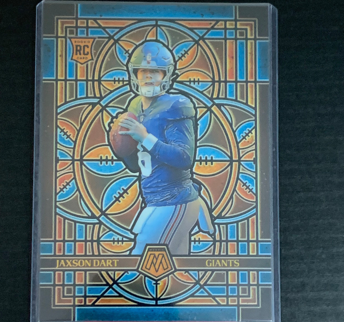 Jaxson Dart - 2025 Mosaic Football - Oversized / Jumbo Stained Glass