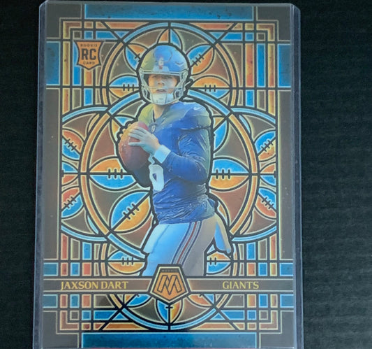 Jaxson Dart - 2025 Mosaic Football - Oversized / Jumbo Stained Glass