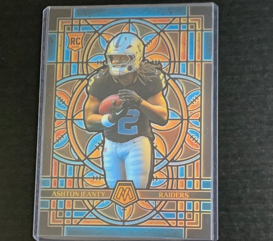 Ashton Jeanty - 2025 Mosaic Football - Oversized / Jumbo Stained Glass