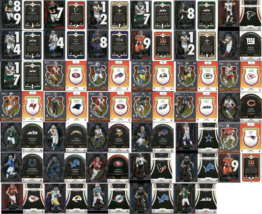 2024 Select Football Insert Lot - Rookies & Vets - 41 Cards