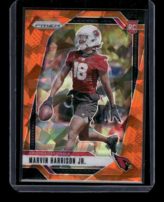 Marvin Harrison Jr. - 2024 Panini Prizm - Orange Ice - Rookie