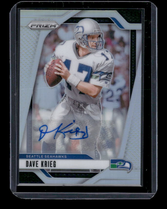 Dave Krieg - 2024 Panini Prizm - Silver Prizm - Auto