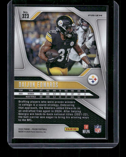 Daijun Edwards - 2024 Panini Prizm - Silver Prizm - Rookie