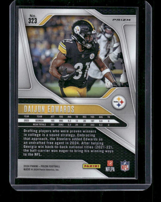 Daijun Edwards - 2024 Panini Prizm - Silver Prizm - Rookie