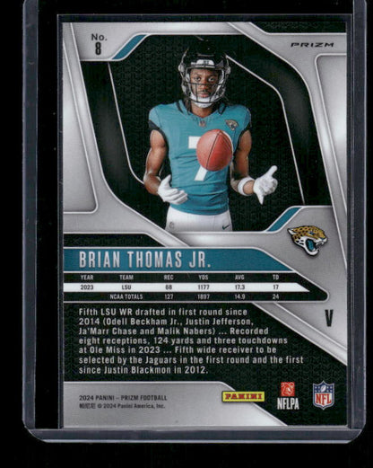Brian Thomas Jr - 2024 Panini Prizm - Green Wave - Rookie Variation
