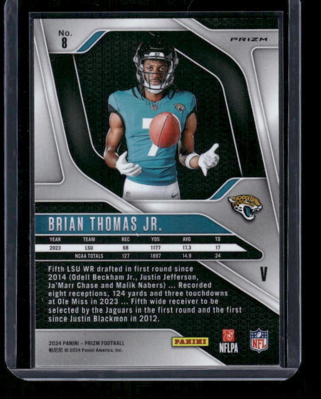 Brian Thomas Jr - 2024 Panini Prizm - Pink Wave - Rookie Variation