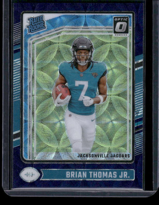 Brian Thomas Jr. - 2024 Donruss Optic - Purple Scope - Rookie
