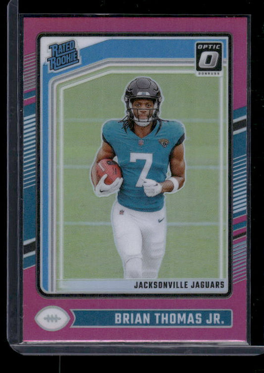 Brian Thomas Jr. - 2024 Donruss Optic - Pink - Rookie