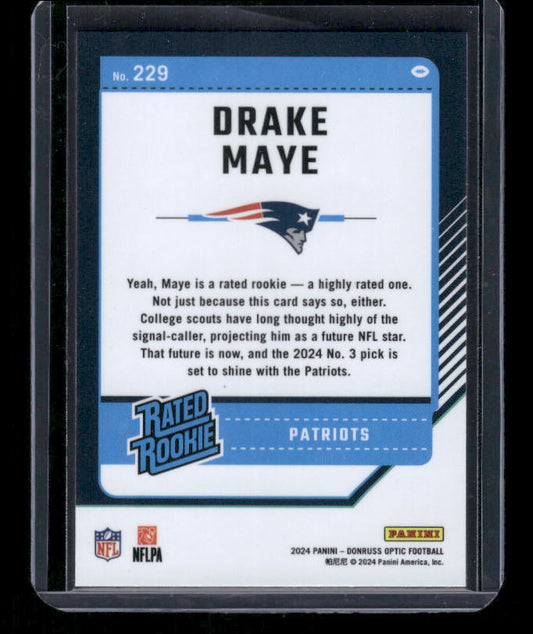 Drake Maye - 2024 Donruss Optic - Rookie