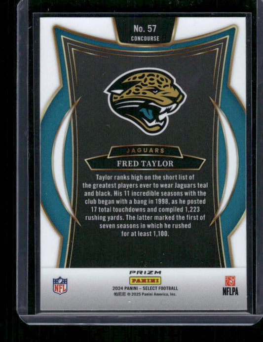 Fred Taylor - 2024 Select Football - Zebra SSP - Concourse