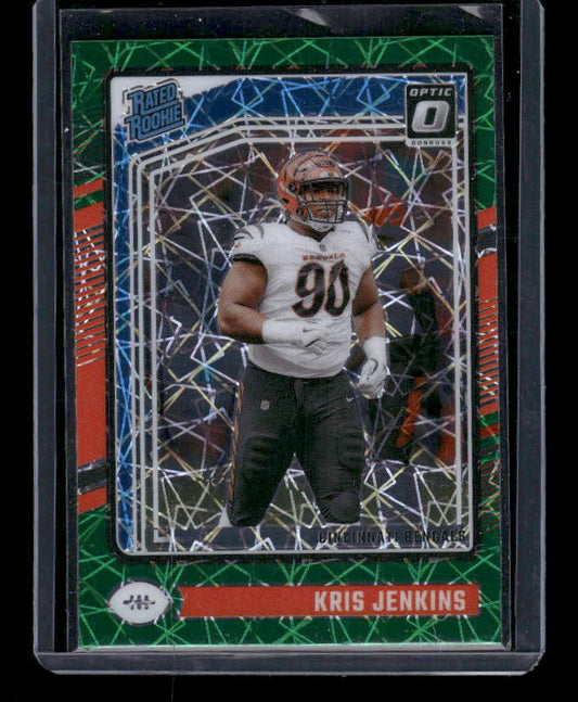 Kris Jenkins - 2024 Donruss Optic - Green Velocity - Rated Rookie