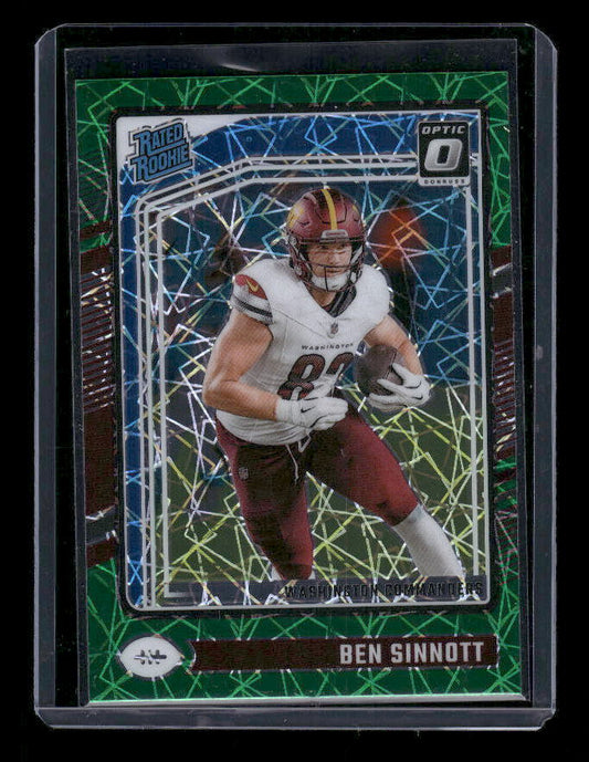 Ben Sinnott - 2024 Donruss Optic - Green Velocity - Rated Rookie
