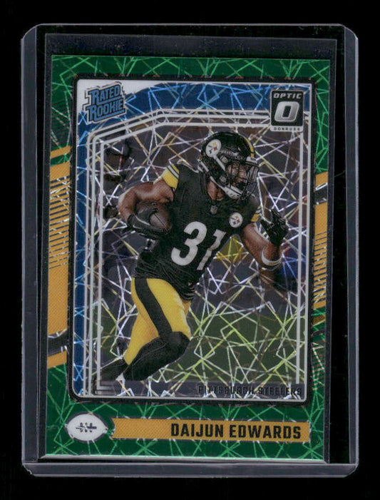 Daijun Edwards - 2024 Donruss Optic - Green Velocity - Rated Rookie