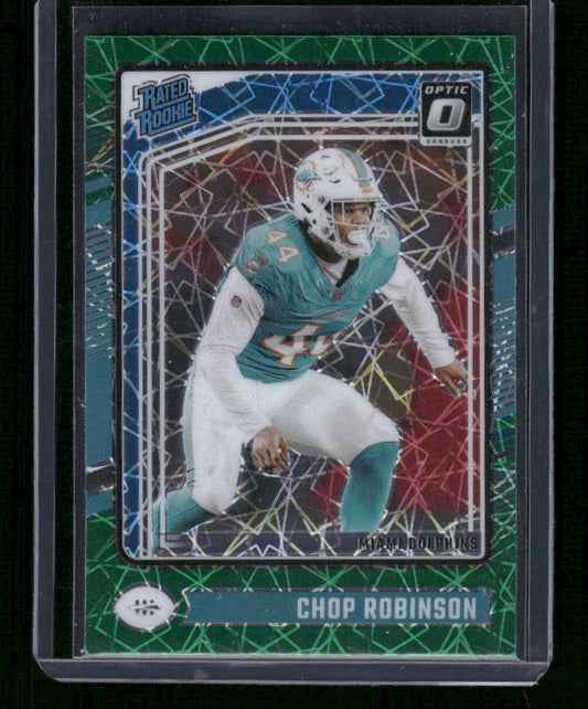 Chop Robinson - 2024 Donruss Optic - Green Velocity - Rated Rookie