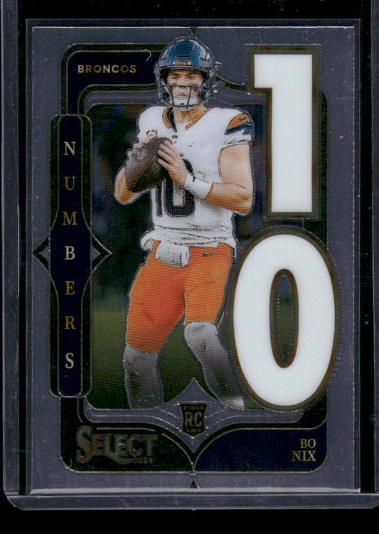 Bo Nix - 2024 Select Football - Numbers - Rookie
