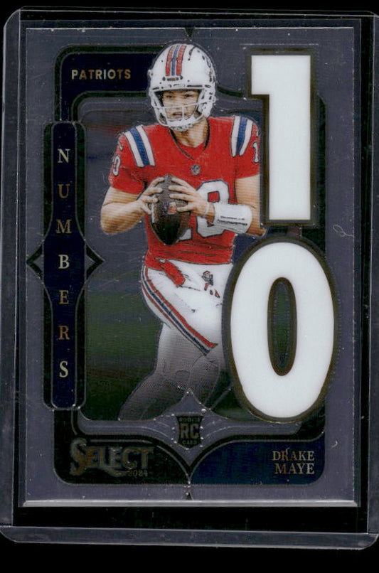 Drake Maye - 2024 Select Football - Numbers - Rookie