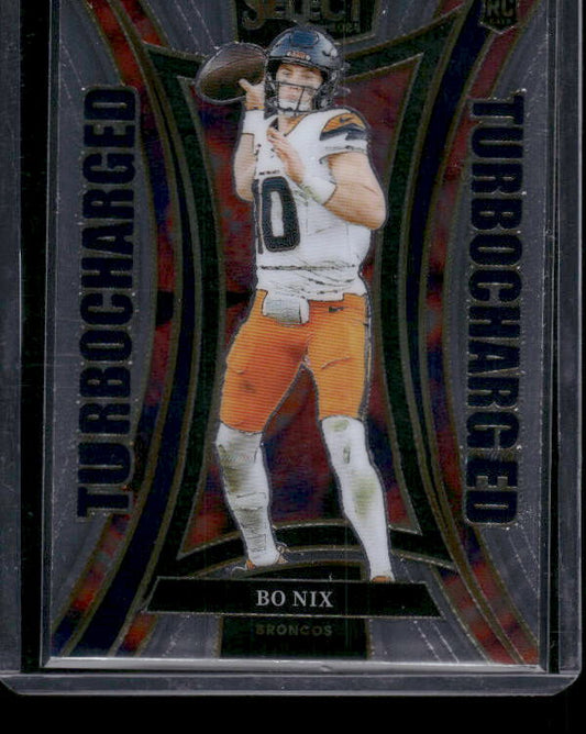 Bo Nix - 2024 Select Football - Turbocharged - Rookie