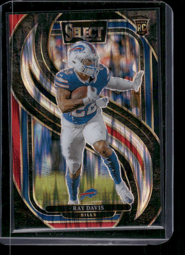 Ray Davis - 2024 Select Football - Red / Black Shock - Premier Level - Rookie