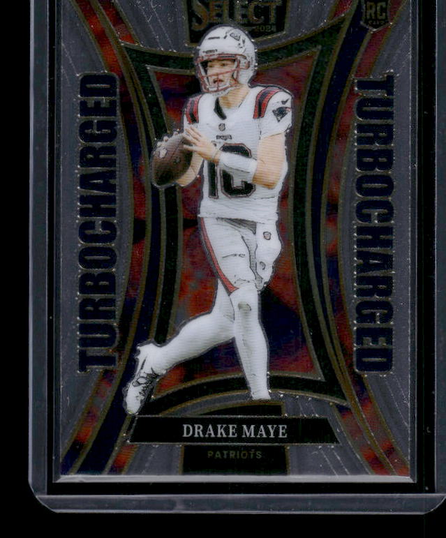 Drake Maye - 2024 Select Football - Turbocharged - Rookie