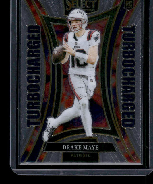 Drake Maye - 2024 Select Football - Turbocharged - Rookie