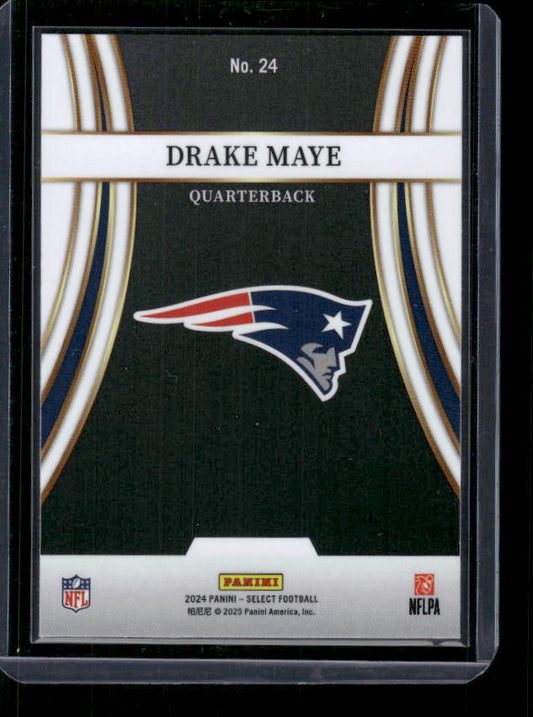 Drake Maye - 2024 Select Football - Turbocharged - Rookie