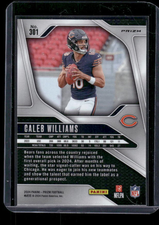 Caleb Williams - 2024 Panini Prizm - Lazer - Rookie