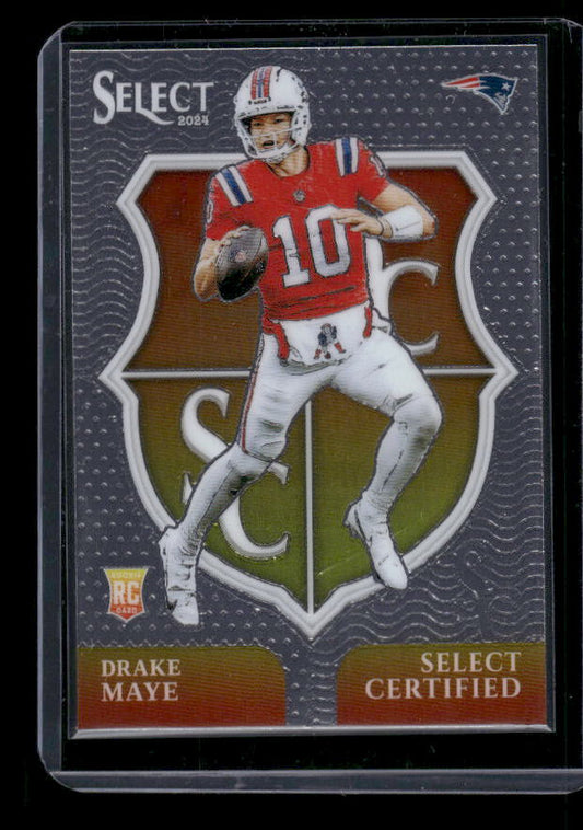 Drake Maye - 2024 Select Football - Select Certified - Rookie