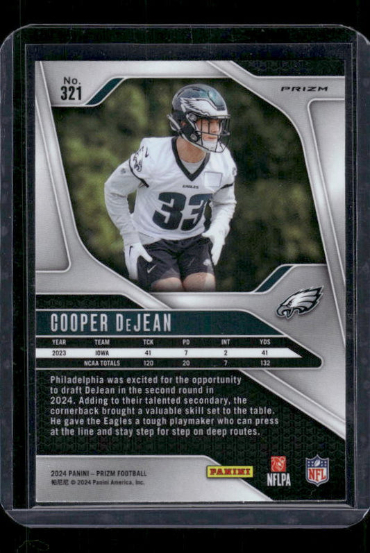 Cooper DeJean - 2024 Panini Prizm - Red Prizm SSP - Rookie