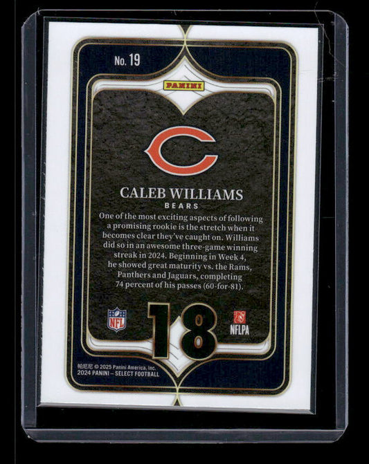 Caleb Williams - 2024 Select Football - Numbers - Rookie