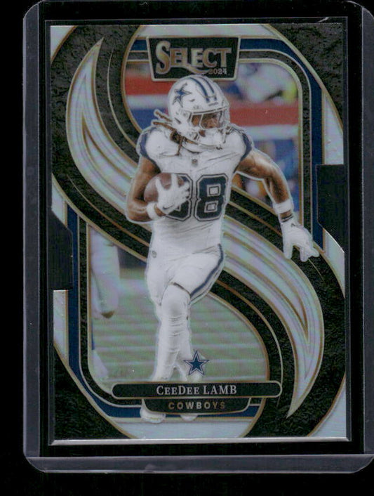 Ceedee Lamb - 2024 Select Football - Silver DieCut -Premier Level